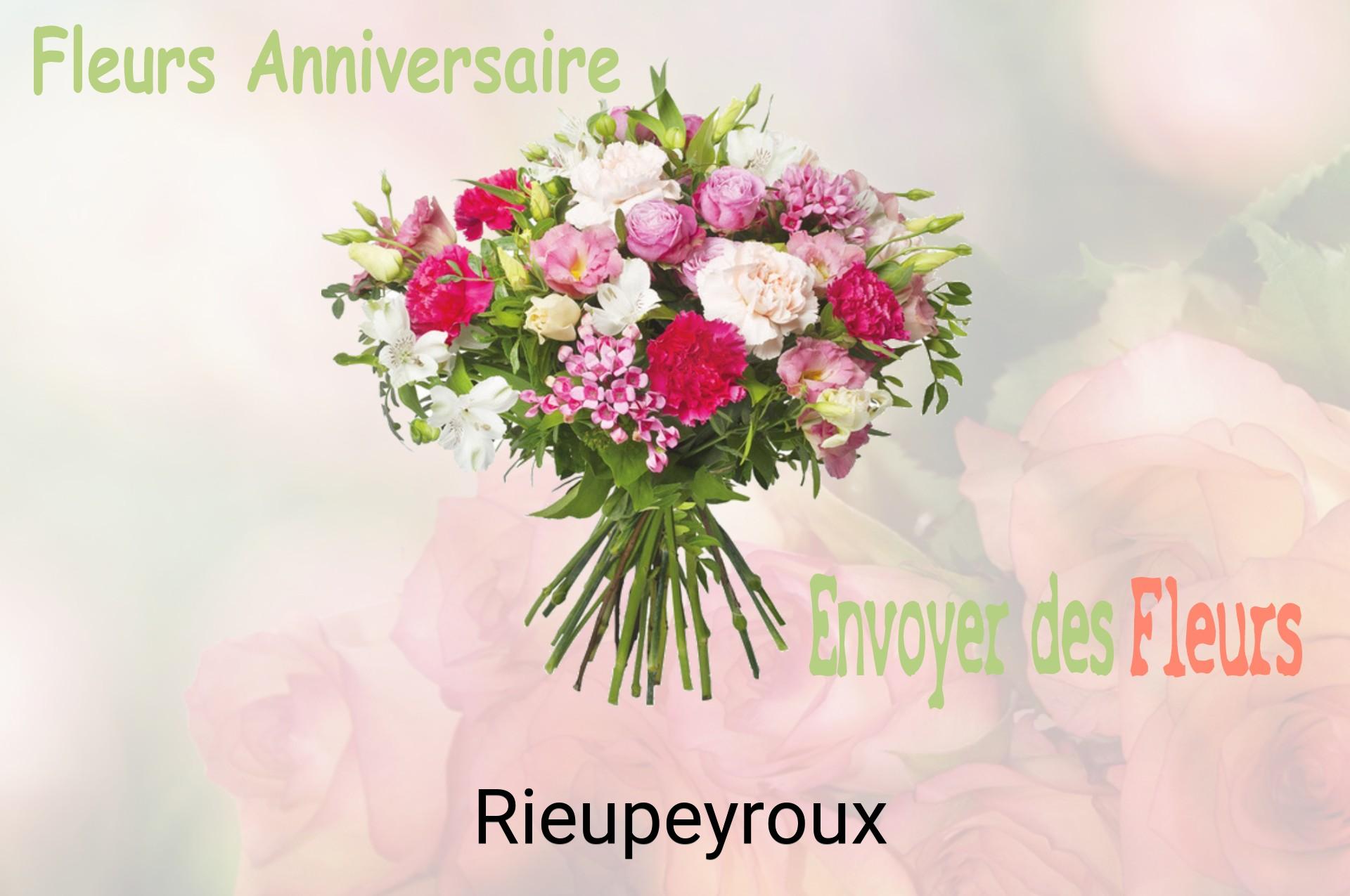 Bouquet de fleurs d’anniversaire livré à Rieupeyroux